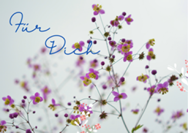 Grußkarte „Für Dich“ mit liebevoller Botschaft